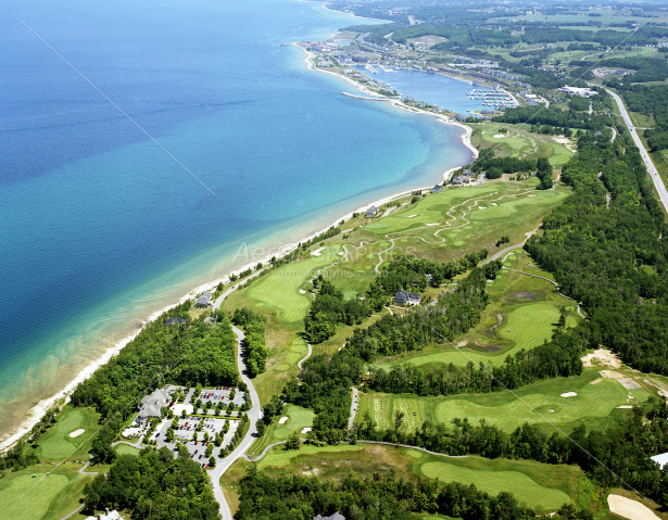 Bay Harbor Golf Club (looking east) in Emmet County, Michigan